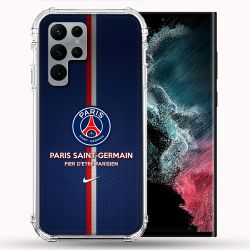 Coque Pour Samsung Galaxy S22 Ultra Foot PSG Fier