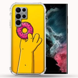 Coque Pour Samsung Galaxy S22 Ultra Simpson Donuts