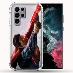 Coque Pour Samsung Galaxy S22 Ultra Superman Laser