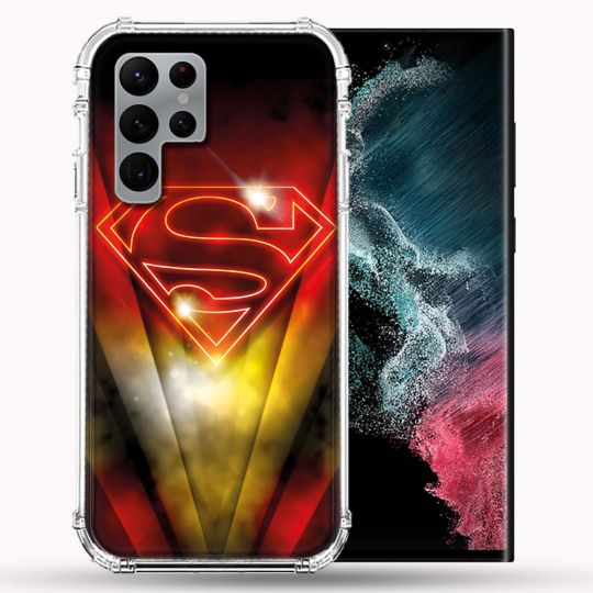Coque Pour Samsung Galaxy S22 Ultra Superman Logo