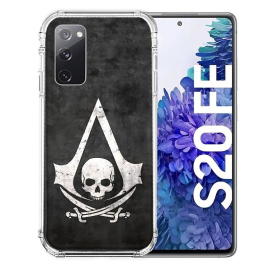 Coque Pour Samsung Galaxy S20 FE / S20FE Assassin Creed Tete Mort