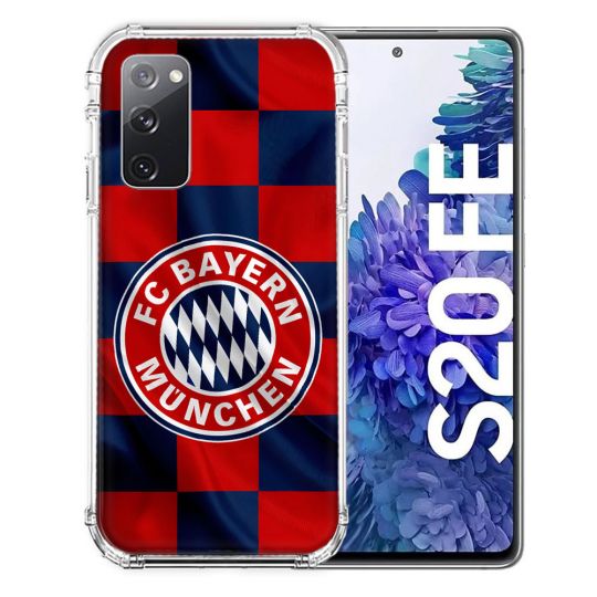 Coque Pour Samsung Galaxy S20 FE / S20FE Foot Bayern Munich Carreaux