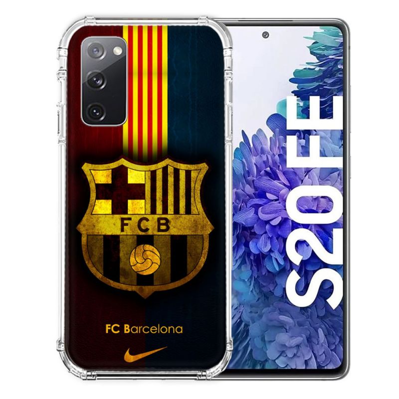 Coque Pour Samsung Galaxy S20 FE / S20FE Foot FC Barcelone Vintage