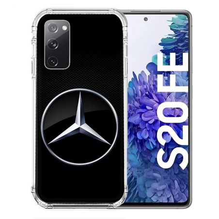 Coque Pour Samsung Galaxy S20 FE / S20FE Mercedes Carbone