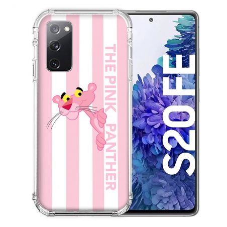 Coque Pour Samsung Galaxy S20 FE / S20FE Panthere Rose