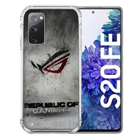 Coque Pour Samsung Galaxy S20 FE / S20FE ROG Gris