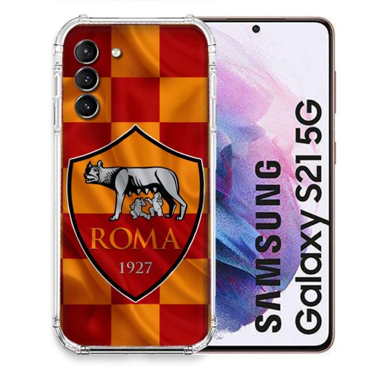 Coque Pour Samsung Galaxy S21 Foot As Roma