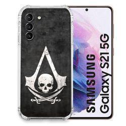 Coque Pour Samsung Galaxy S21 Assassin Creed Tete Mort