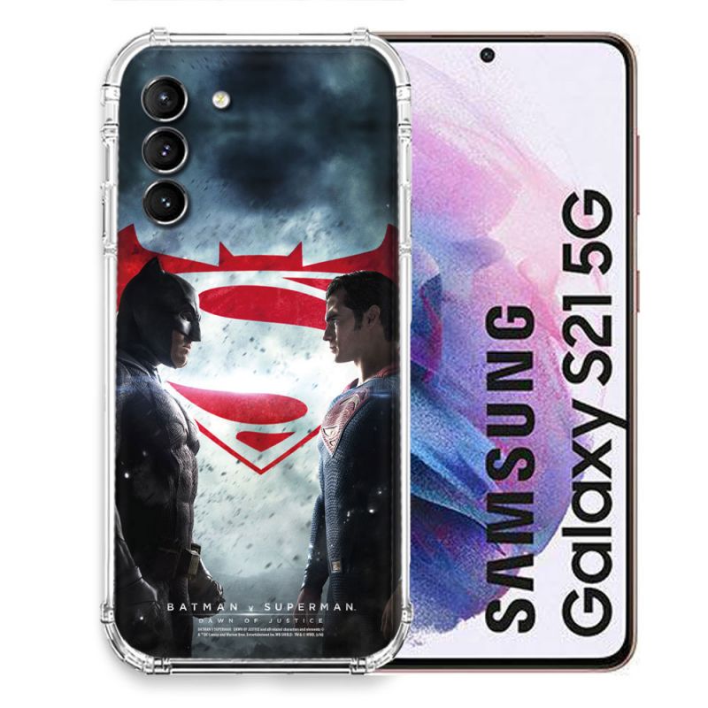 Coque Pour Samsung Galaxy S21 Batman VS Superman