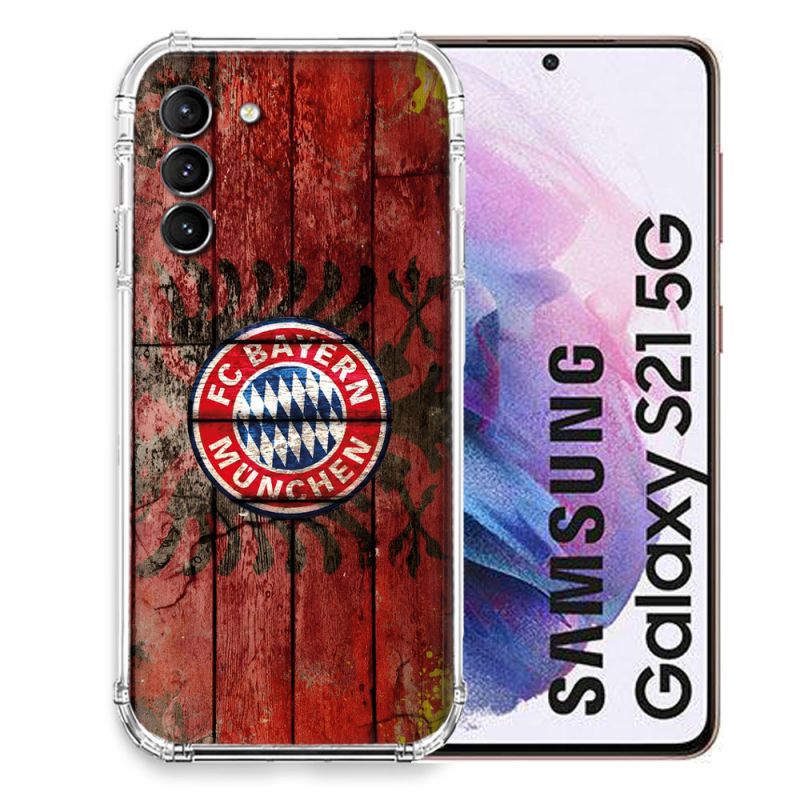 Coque Pour Samsung Galaxy S21 Foot Bayern Munich Drapeau