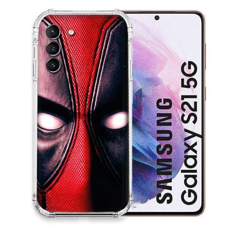 Coque Pour Samsung Galaxy S21 Deadpool Yeux