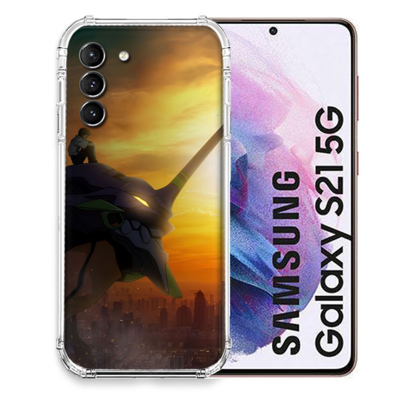 Coque Pour Samsung Galaxy S21 Manga Evangelion