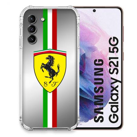 Coque Pour Samsung Galaxy S21 Ferrari Ligne