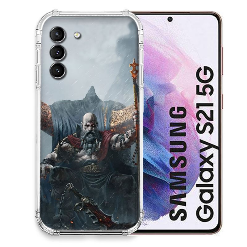 Coque Pour Samsung Galaxy S21 Gof Of War