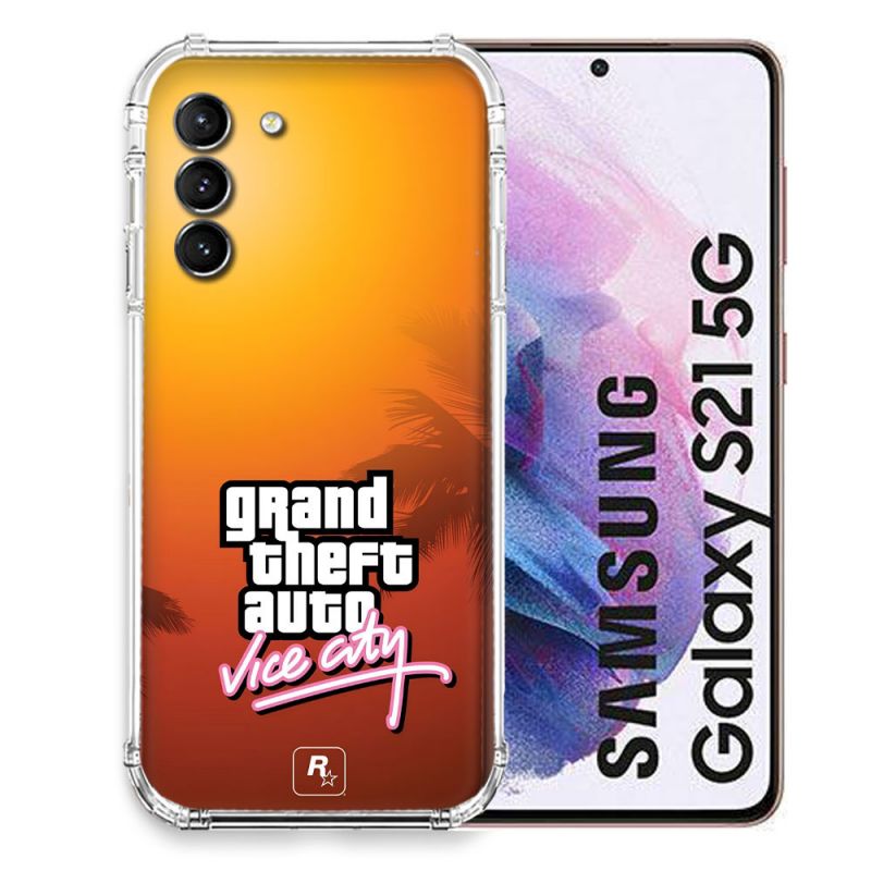 Coque Pour Samsung Galaxy S21 GTA Vice City