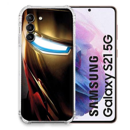 Coque Pour Samsung Galaxy S21 Iron Man Casque