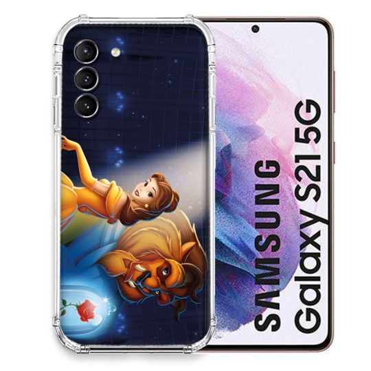 Coque Pour Samsung Galaxy S21 La Belle et La Bête