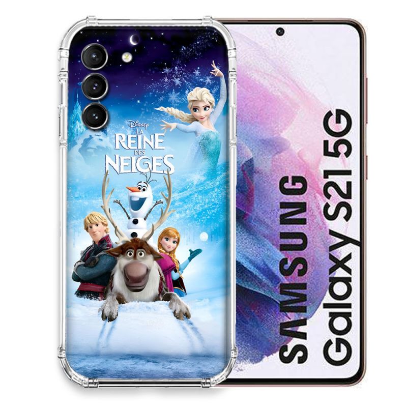 Coque Pour Samsung Galaxy S21 La Reine Des Neiges