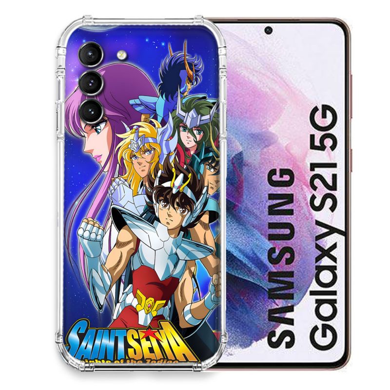 Coque Pour Samsung Galaxy S21 Les Chevaliers Du Zodiaque
