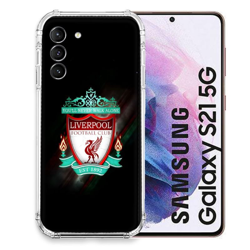 Coque Pour Samsung Galaxy S21 Foot Liverpool