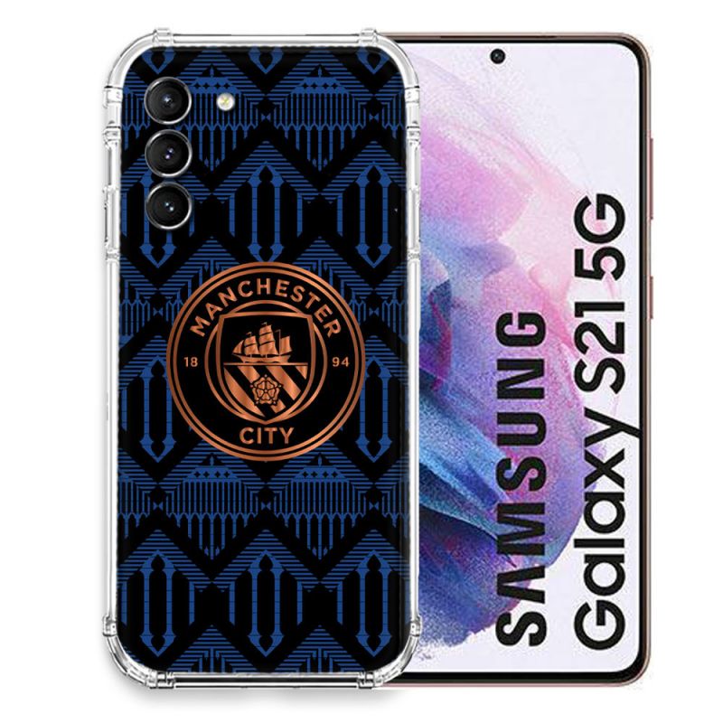 Coque Pour Samsung Galaxy S21 Foot Manchester City