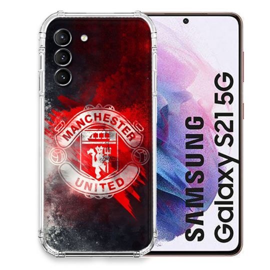 Coque Pour Samsung Galaxy S21 Foot Manchetser United