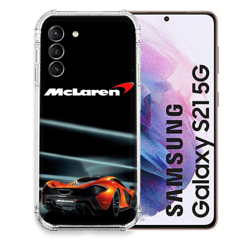 Coque Pour Samsung Galaxy S21 Mc Laren