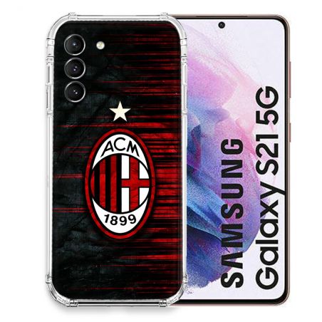 Coque Pour Samsung Galaxy S21 Foot Milan AC