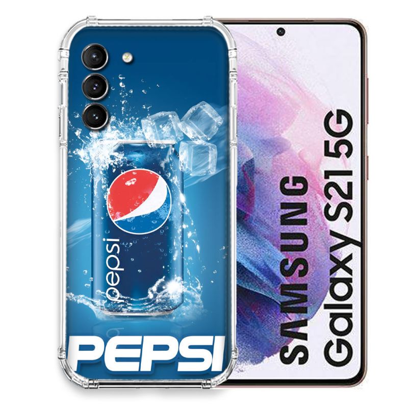 Coque Pour Samsung Galaxy S21 Pepsi