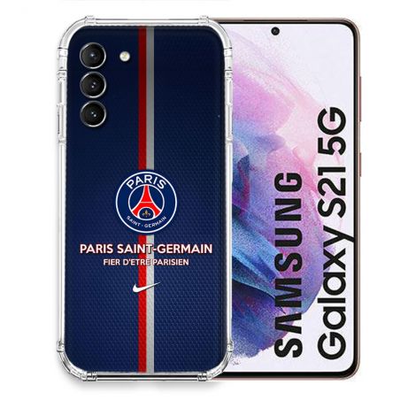 Coque Pour Samsung Galaxy S21 Foot PSG Fier