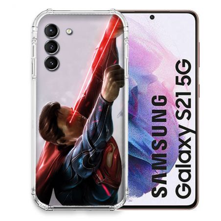 Coque Pour Samsung Galaxy S21 Superman Laser