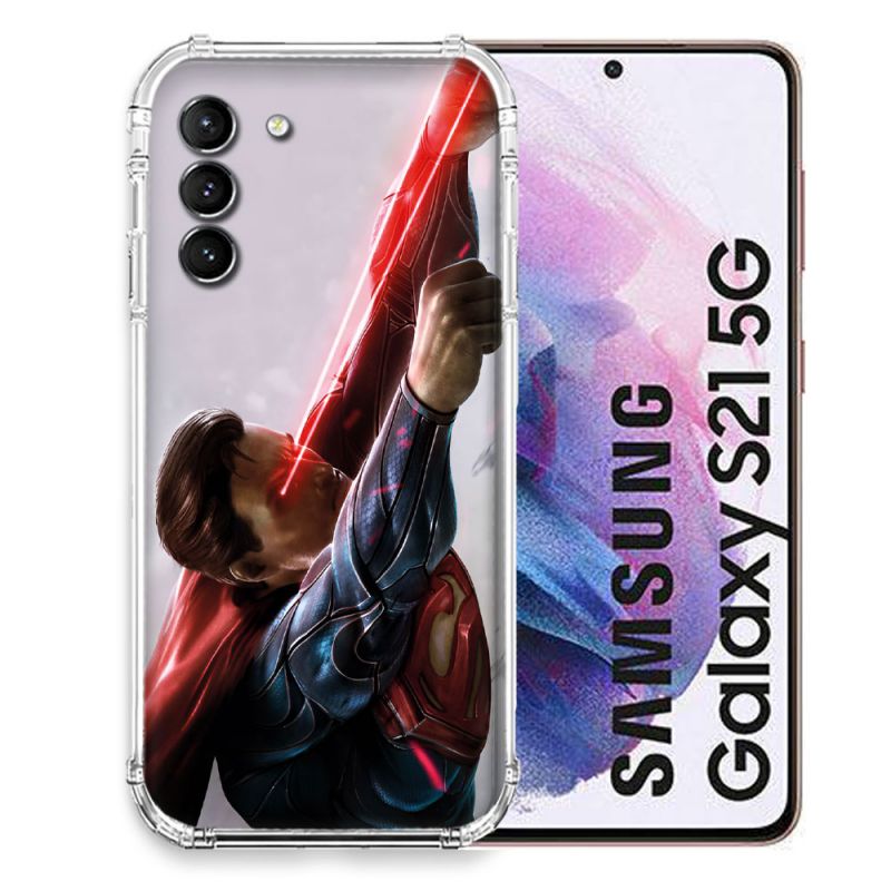 Coque Pour Samsung Galaxy S21 Superman Laser
