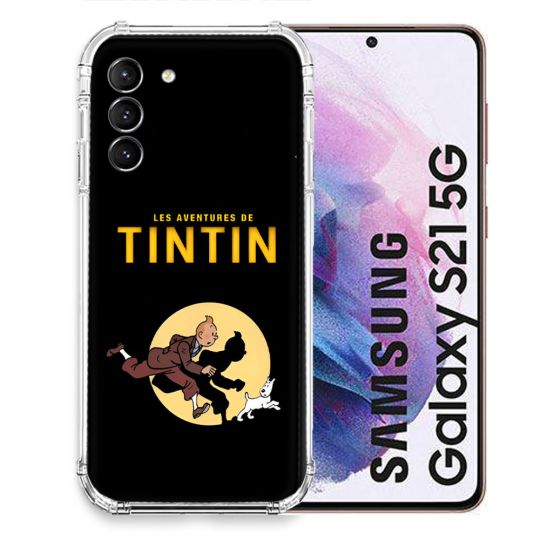 Coque Pour Samsung Galaxy S21 Tintin Classique