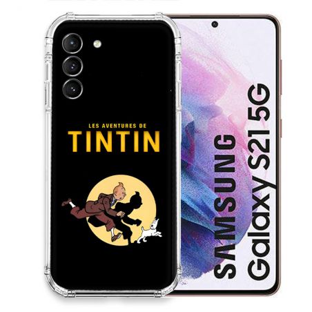 Coque Pour Samsung Galaxy S21 Tintin Classique
