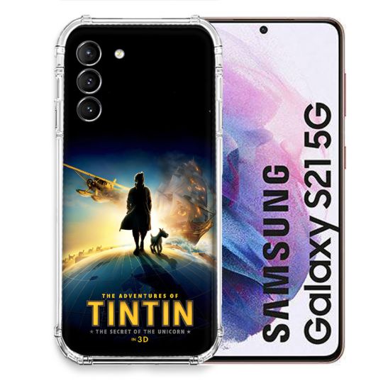 Coque Pour Samsung Galaxy S21 Tintin Affiche