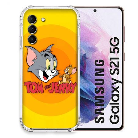 Coque Pour Samsung Galaxy S21 Tom Jerry