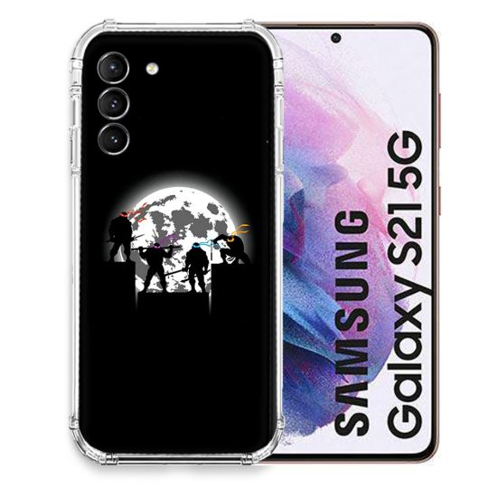 Coque Pour Samsung Galaxy S21 Tortue Ninja Ombre
