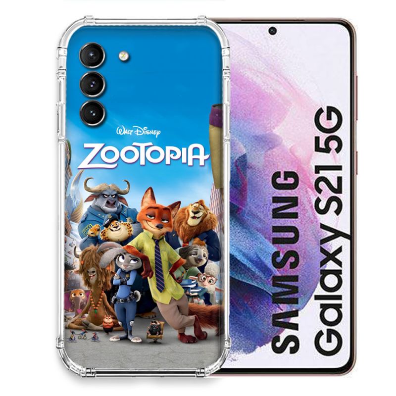 Coque Pour Samsung Galaxy S21 Zootopia