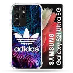 Coque Pour Samsung Galaxy S21 Ultra Adidas Palmier