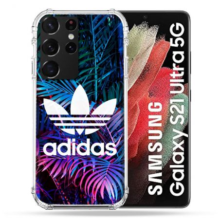 Coque Pour Samsung Galaxy S21 Ultra Adidas Palmier