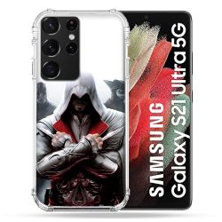 Coque Pour Samsung Galaxy S21 Ultra Assassin Creed Mask