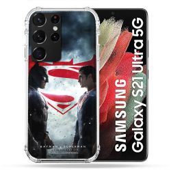 Coque Pour Samsung Galaxy S21 Ultra Batman VS Superman