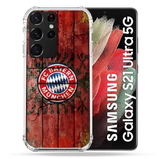 Coque Pour Samsung Galaxy S21 Ultra Foot Bayern Munich Drapeau