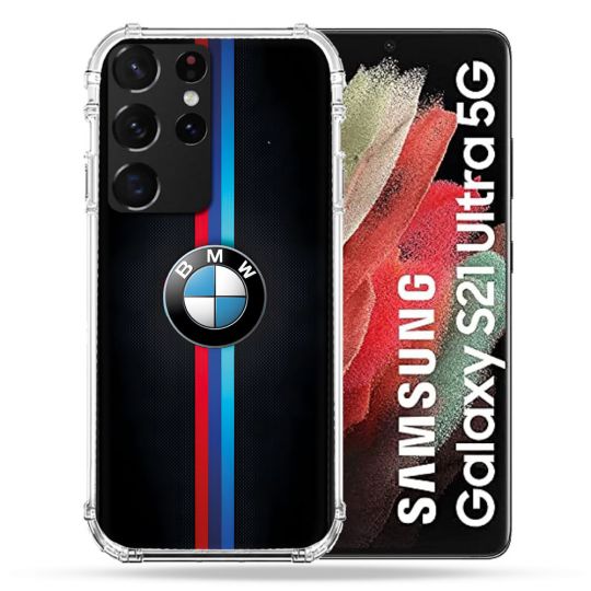 Coque Pour Samsung Galaxy S21 Ultra BMW Logo