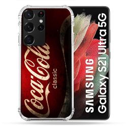 Coque Pour Samsung Galaxy S21 Ultra Coca Cola Classique