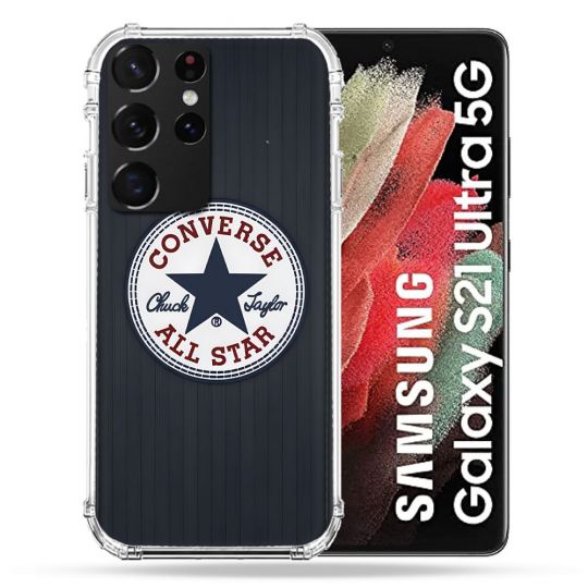 Coque Pour Samsung Galaxy S21 Ultra Converse