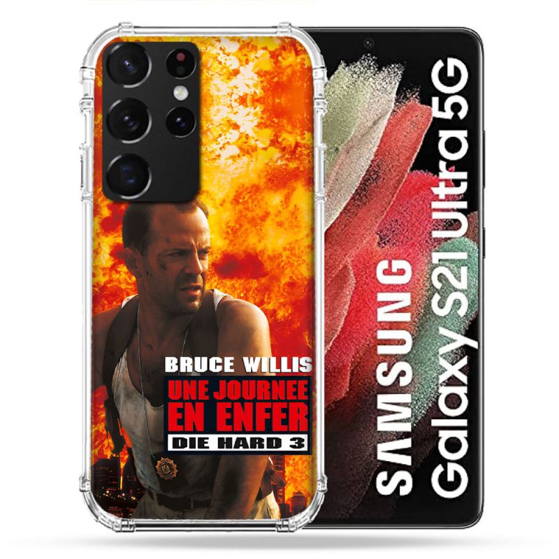 Coque Pour Samsung Galaxy S21 Ultra Die Hard Affiche