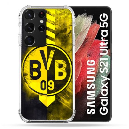 Coque Pour Samsung Galaxy S21 Ultra Foot Dortmund