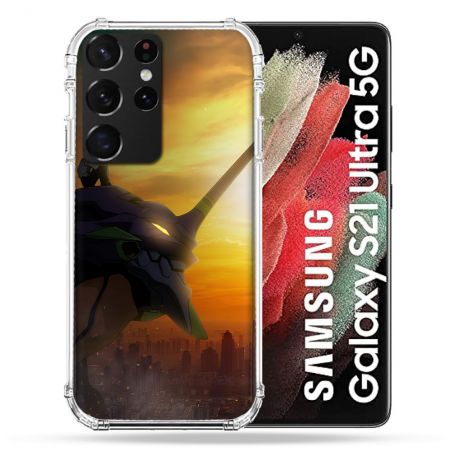 Coque Pour Samsung Galaxy S21 Ultra Manga Evangelion