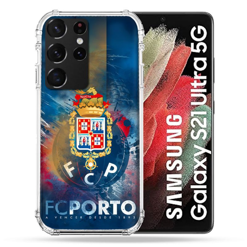 Coque Pour Samsung Galaxy S21 Ultra Foot FC Porto